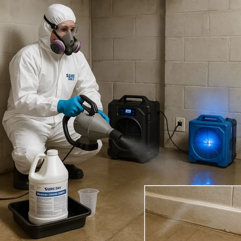 Sanitization and Odor Removal process in Kendall County, IL