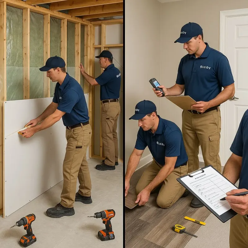 Repairs and Reconstruction process in Kendall County, IL